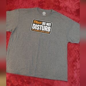 NWOT Mens Dk. Gray Funny Graphic T-Shirt